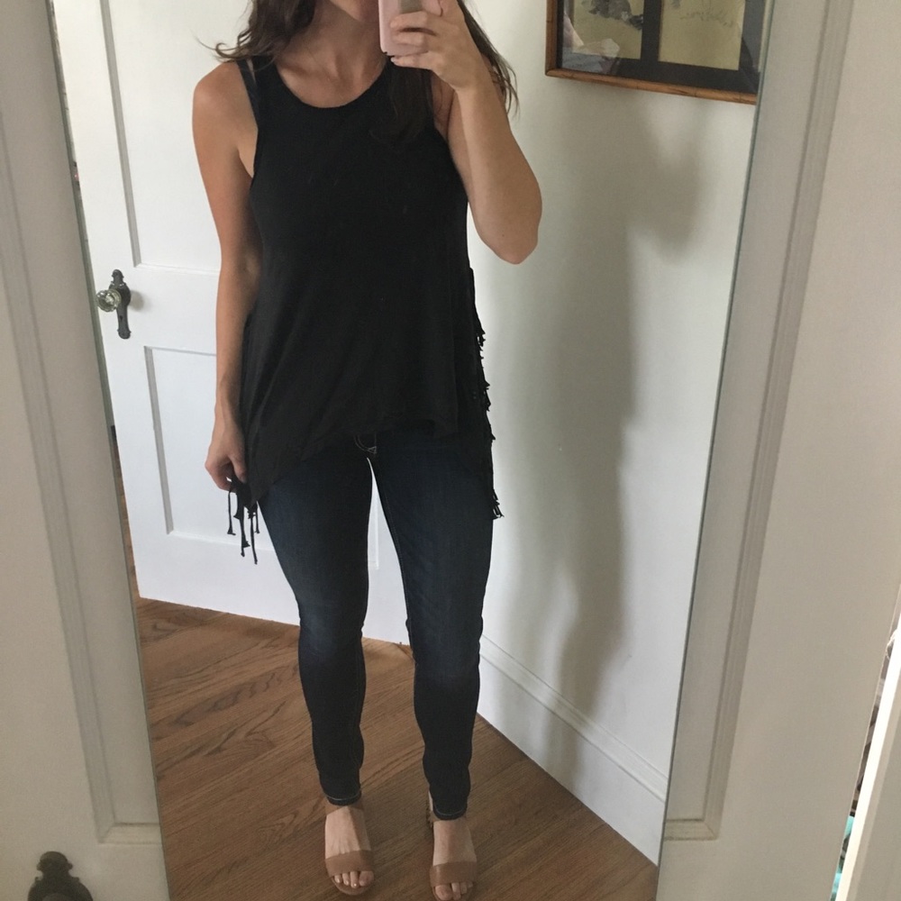 Fringe tank top